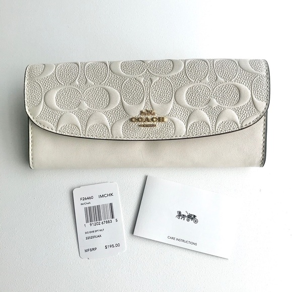 Authentic COACH Leather Wallet - Picture 1 of 5